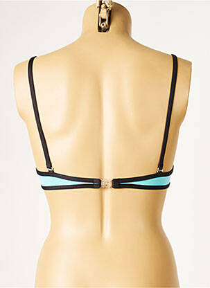 Sutien de costum de baie elasticitate top triunghiuri albastru LIVIA femeie