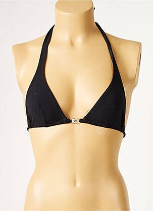 Sutien de costum de baie elasticitate top triunghiuri negru LIVIA femeie