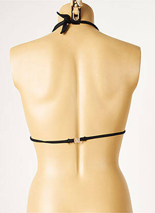 Sutien de costum de baie elasticitate top triunghiuri negru LIVIA femeie