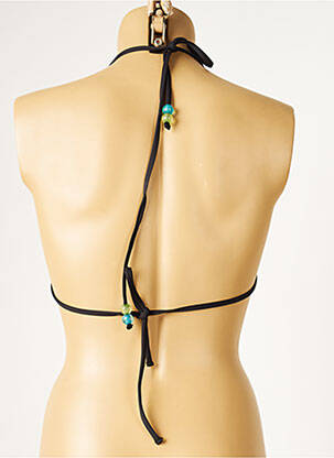 Sutien de costum de baie elasticitate top triunghiuri albastru KIWI femeie