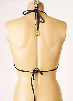 Sutien de costum de baie elasticitate top triunghiuri verde KIWI femeie
