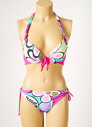 Costum de baie din două piese roz NOVELLA femeie