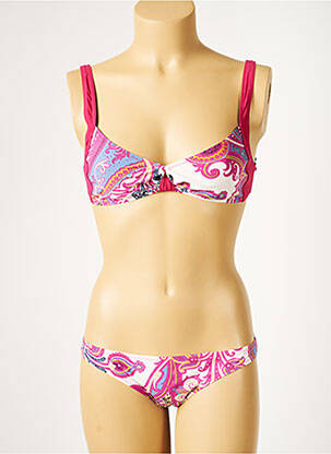 Costum de baie din două piese roz ETRO  femeie