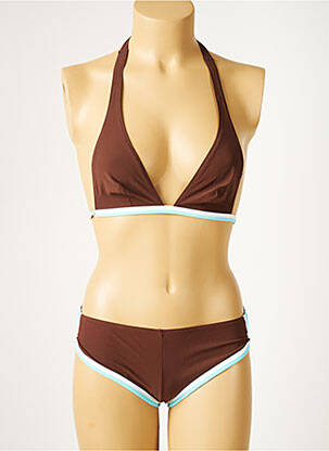 Costum de baie din două piese maro HUIT femeie