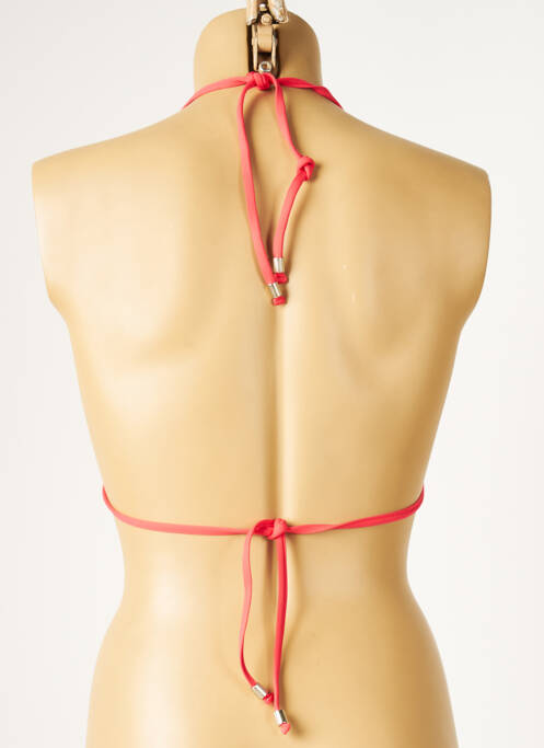 Sutien de costum de baie elasticitate top triunghiuri roz KIWI femme