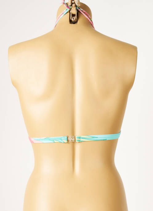 Sutien de costum de baie elasticitate top triunghiuri albastru LIVIA femme