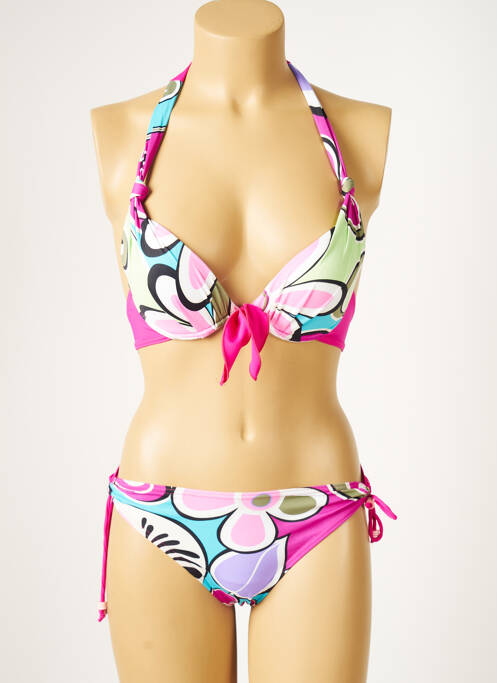 Costum de baie din două piese roz NOVELLA femeie