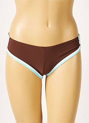 Chiloți de baie maro HUIT femeie