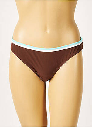 Chiloți de baie maro HUIT femeie