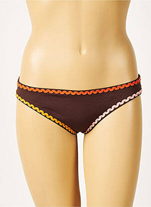 Chiloți de baie maro JENNA DE ROSNAY femeie