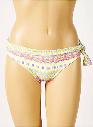 Chiloți de baie galben KIWI femeie