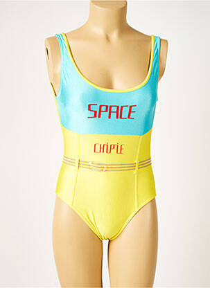 Costum de baie dintr-o singură piesă galben CHIPIE femeie
