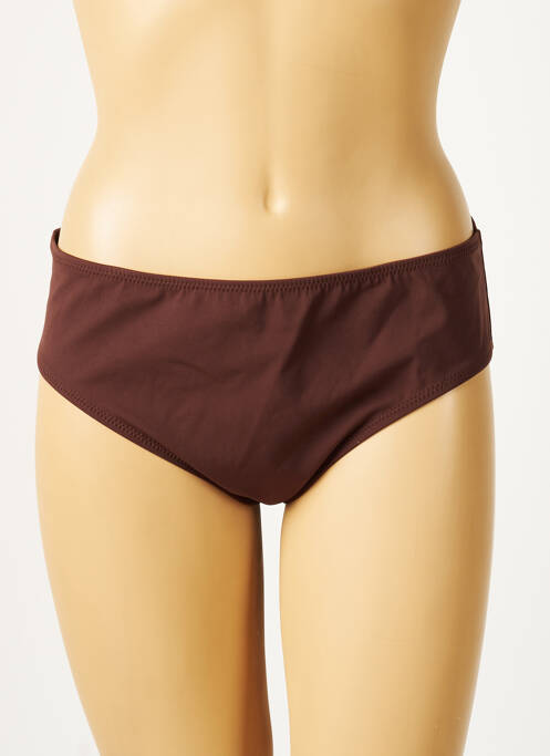 Chiloți de baie maro RASUREL femeie