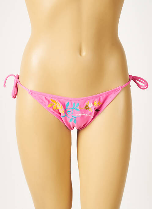 Chiloți de baie roz MOSCHINO femeie