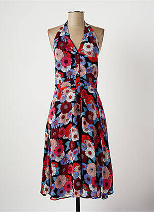 Rochie midi imprimeu floral fără mâneci albastru MOLLY BRACKEN femeie