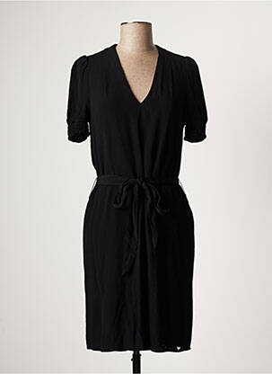 Rochie scurtă mâneci scurte mâneci scurte negru LES P'TITES BOMBES femeie