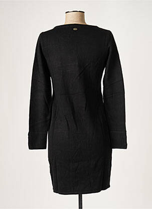 Rochie pulover țesătură din lână mâneci lungi negru EDC femeie