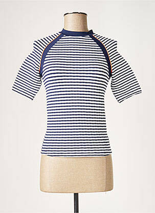 Top de baie elasticitate albastru CHERRY BEACH femeie