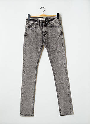 Blugi cu croială slim gri APRIL 77 femeie