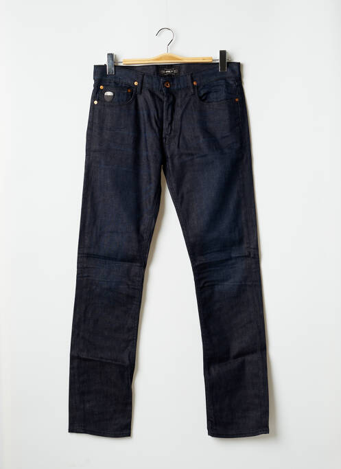 Blugi cu croială slim albastru APRIL femeie