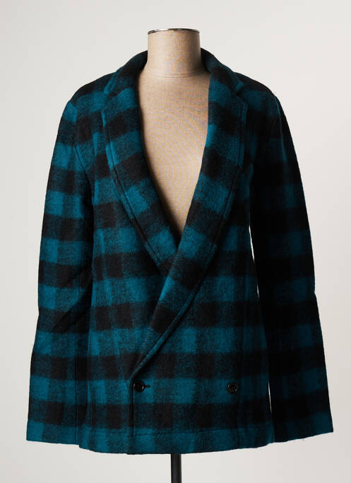 Palton scurt albastru APRIL 77 femeie