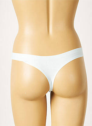 Tanga microfibre albastru HANA femeie
