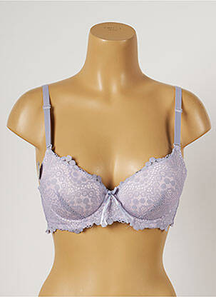 Sutien top sutien push-up top sutien push-up albastru HANA femeie