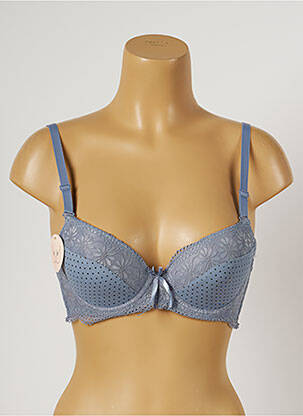 Sutien top sutien push-up top sutien push-up albastru HANA femeie