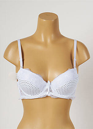 Sutien top sutien push-up top sutien push-up alb HANA femeie