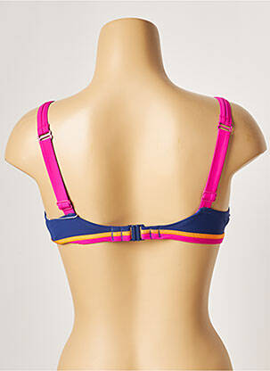 Sutien de costum de baie top triunghiuri top triunghiuri albastru BELCOR femeie