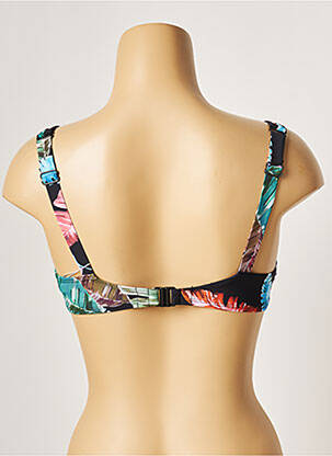 Sutien de costum de baie bretele elastice reglabile negru BELCOR femeie