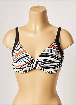 Sutien de costum de baie bretele elastice reglabile portocalie BELCOR femeie