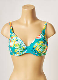 Sutien de costum de baie cu armatură albastru BELCOR femme