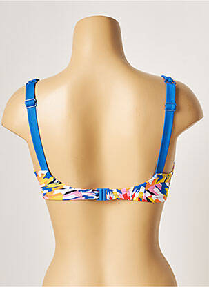 Sutien de costum de baie bretele elastice reglabile albastru BESTFORM femeie
