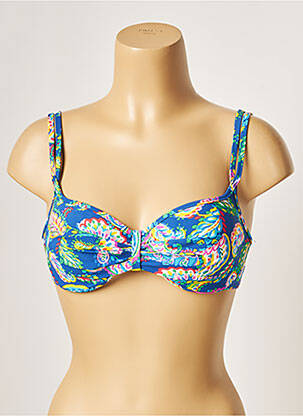 Sutien de costum de baie top sutien modelat top sutien modelat albastru BELCOR femeie