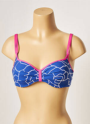 Sutien de costum de baie top sutien modelat top sutien modelat albastru BELCOR femeie