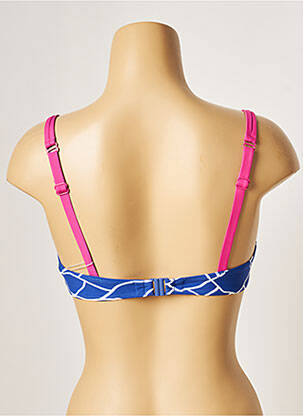 Sutien de costum de baie top sutien modelat top sutien modelat albastru BELCOR femeie