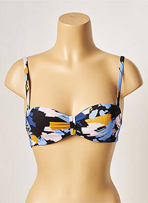 Sutien de costum de baie top bentiță top bentiță albastru LOU femeie
