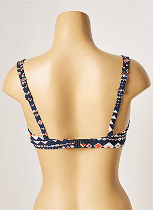 Sutien de costum de baie top sutien modelat top sutien modelat albastru BELCOR femeie