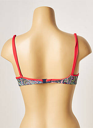 Sutien de costum de baie bretele elastice reglabile top sutien push-up albastru CHERRY BEACH femeie