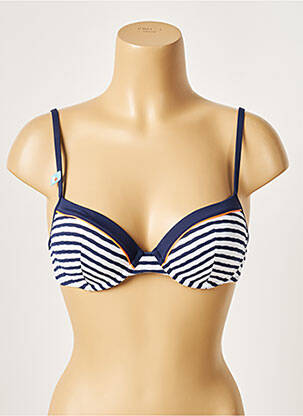 Sutien de costum de baie top sutien modelat top sutien modelat albastru CHERRY BEACH femeie