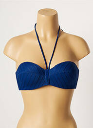 Sutien de costum de baie top bentiță top bentiță albastru LOU femme