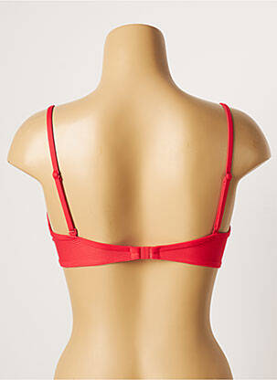 Sutien de costum de baie elasticitate top sutien push-up roșu CHERRY BEACH femeie