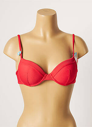 Sutien de costum de baie elasticitate top sutien modelat roz CHERRY BEACH femeie