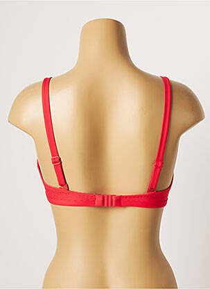 Sutien de costum de baie elasticitate sutien cupe întregi cu decolteu înalt roz CHERRY BEACH femeie