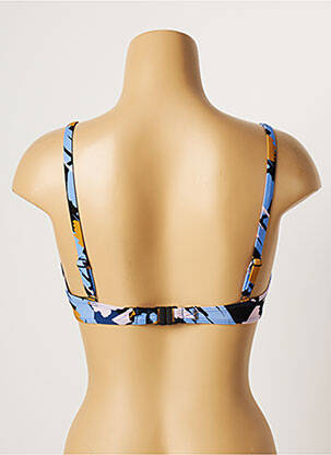 Sutien de costum de baie elasticitate albastru LOU femeie