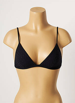 Sutien de costum de baie elasticitate top triunghiuri negru VANITY FAIR femeie