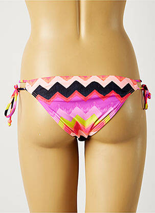 Chiloți de baie imprimeu fantezie bikini roz SEAFOLLY femeie