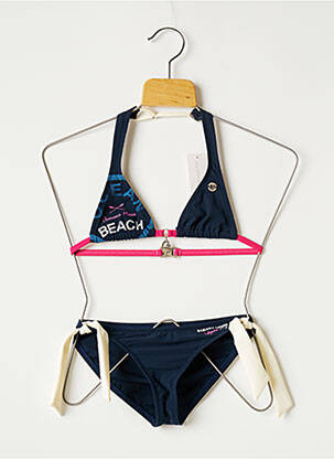 Costum de baie din două piese albastru BANANA MOON fată