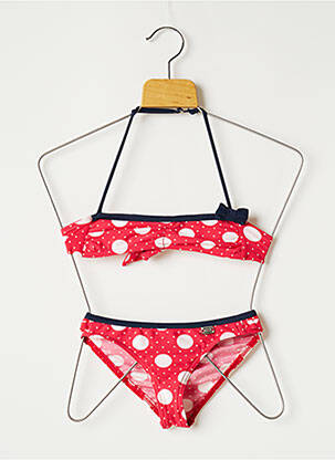 Costum de baie din două piese roz BANANA MOON fată